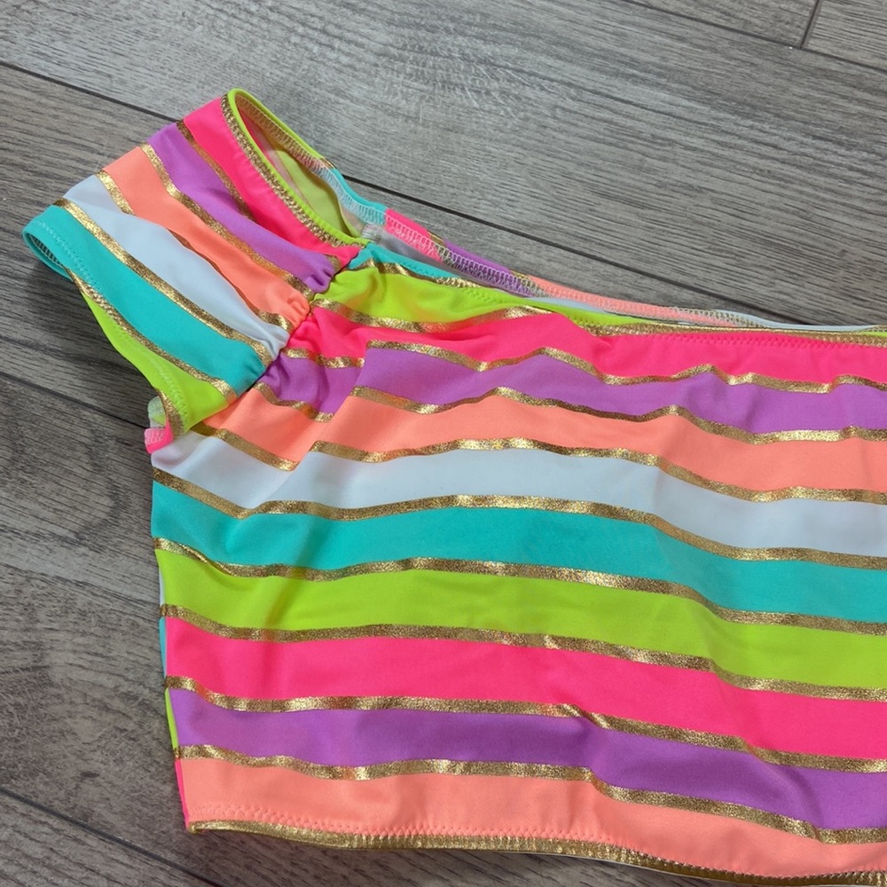 Nwot Victoria’s Secret striped gold bikini M - Picture 3 of 9